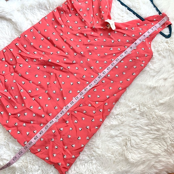 Anthropologie Yumi Kim Silk Heart Print Mini Dress - Picture 13 of 16